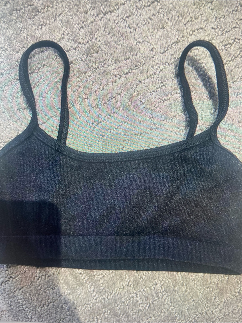 Urban Outfitters Black Seamless Bralette